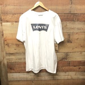 Levi’s silver glitter logo T-shirt